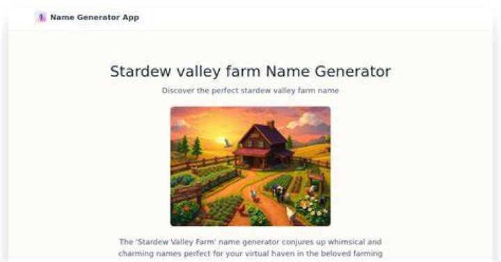 Discover The Secrets Of Memorable Farm Names In Stardew