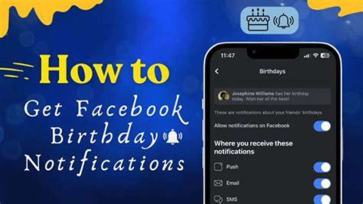 Get Birthday Notifications Back On Facebook