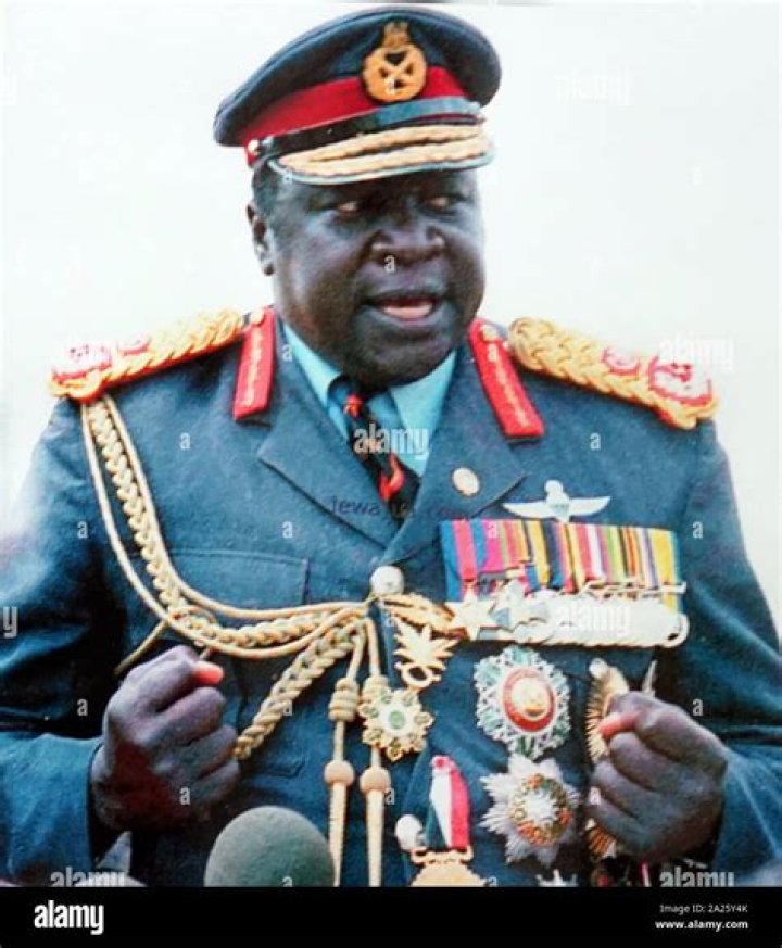 Idi Amin Dada in 1961 aged 33 African history, First day of work